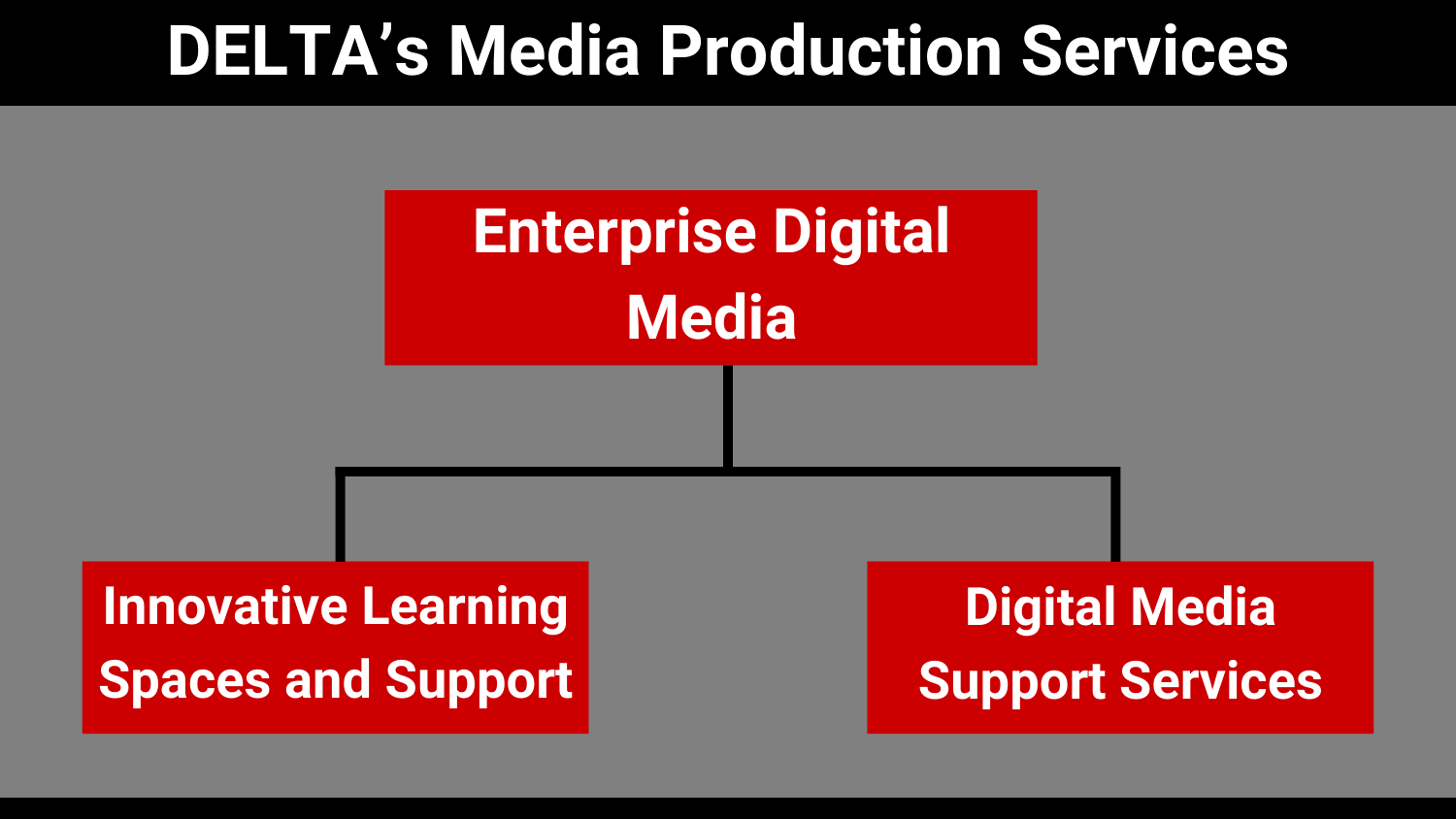 Graphic of new organizational structure for DELTA's MPS group