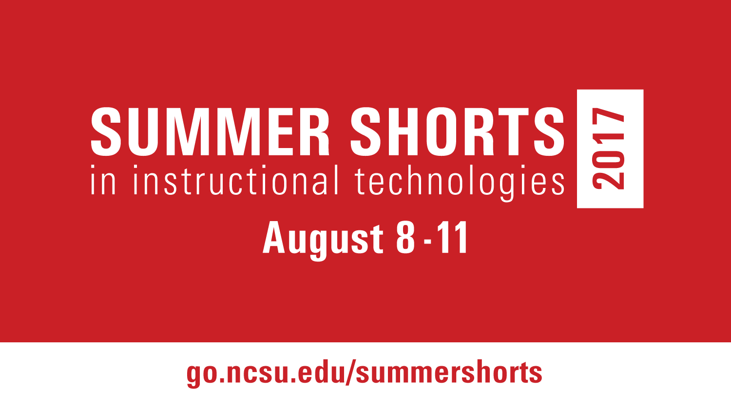 graphic announcing summer shorts august 8-11