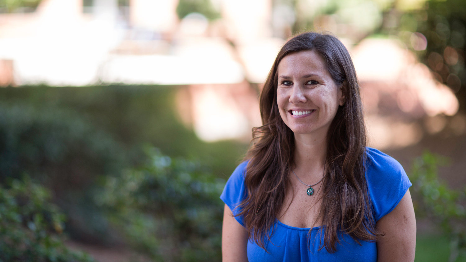 Bethanne Tobey portrait outside on Centennial Campus.