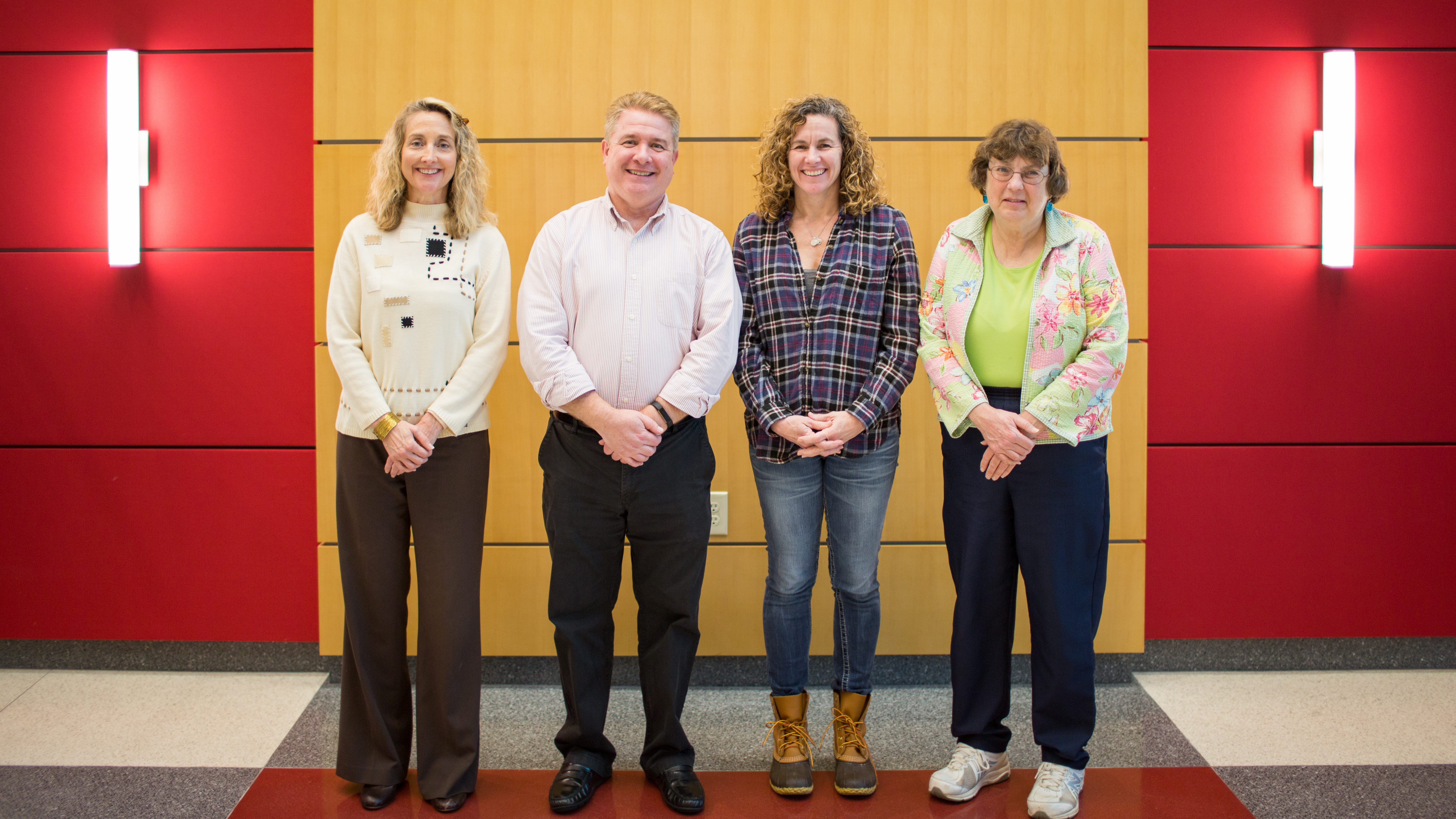 Photo of OCIP group l-r Tracy Appling, Paul Mulvey, Amanda Edwards and Cheryl Block.