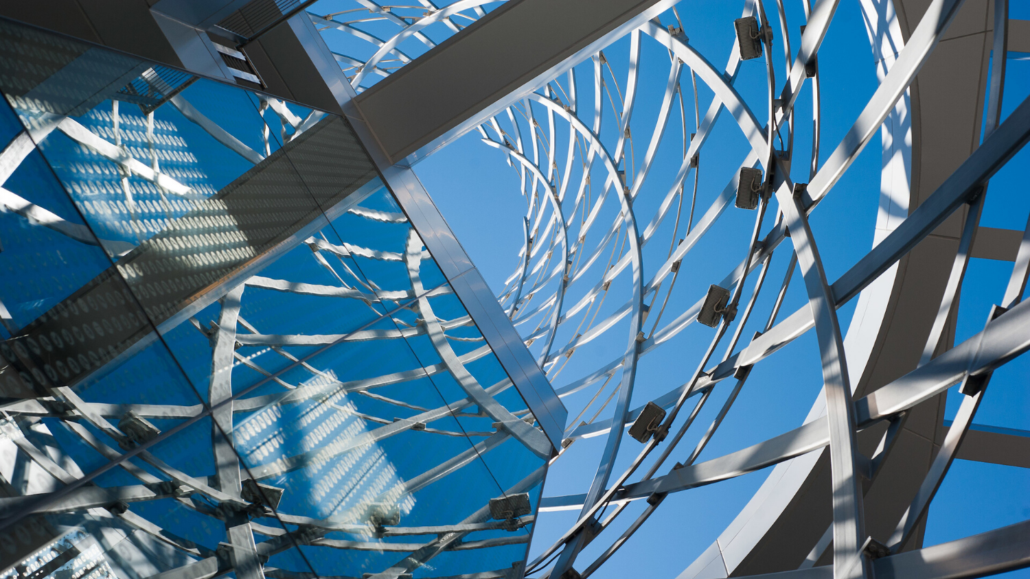 Architectural detail of Talley Student Union metal spire.