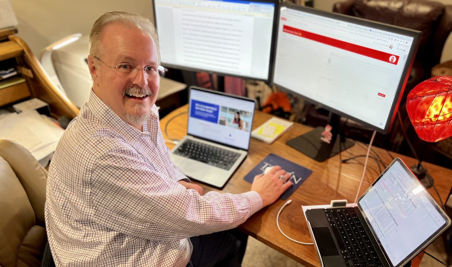 Picture of Brian Hoyle, recent NC State graduate and self-employed consultant, who tells about his experiences with NC State Online